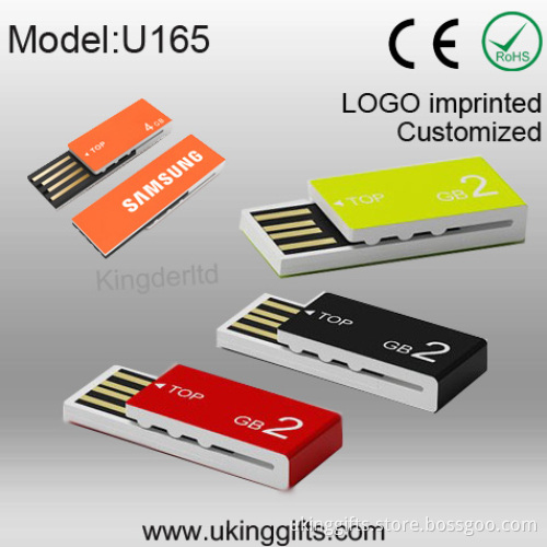 Plastic Mini USB Flash Drive Flash Disk Webkey 8GB